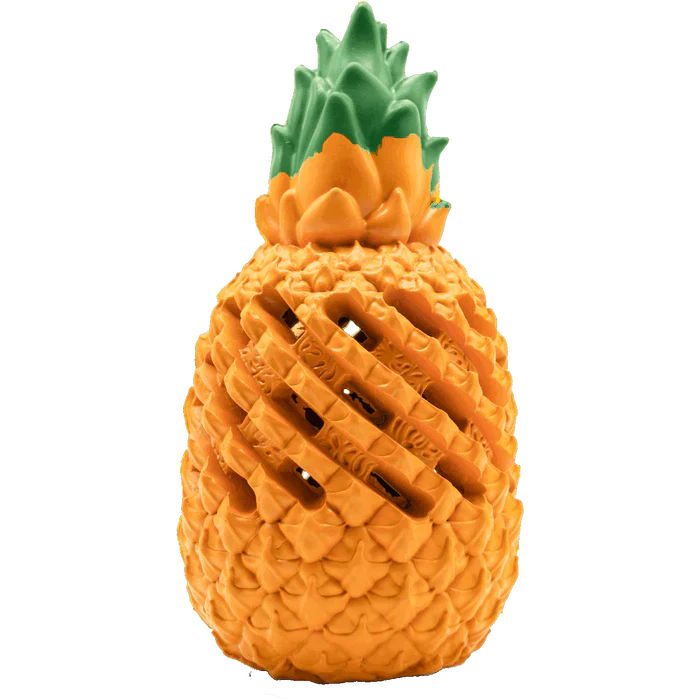Pineapple Treat Dispensing Dog Toy for Aggressive Chewer
