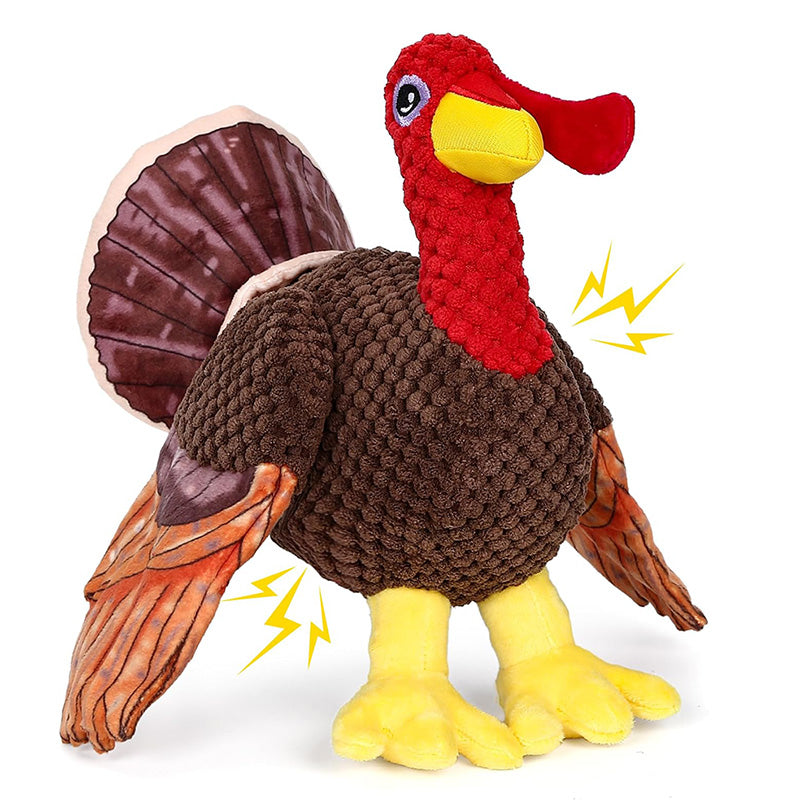 Thanksgiving Turkey Dog Toys for Dogs - Christmas Dog Toy for Medium Small Breeds Dogs