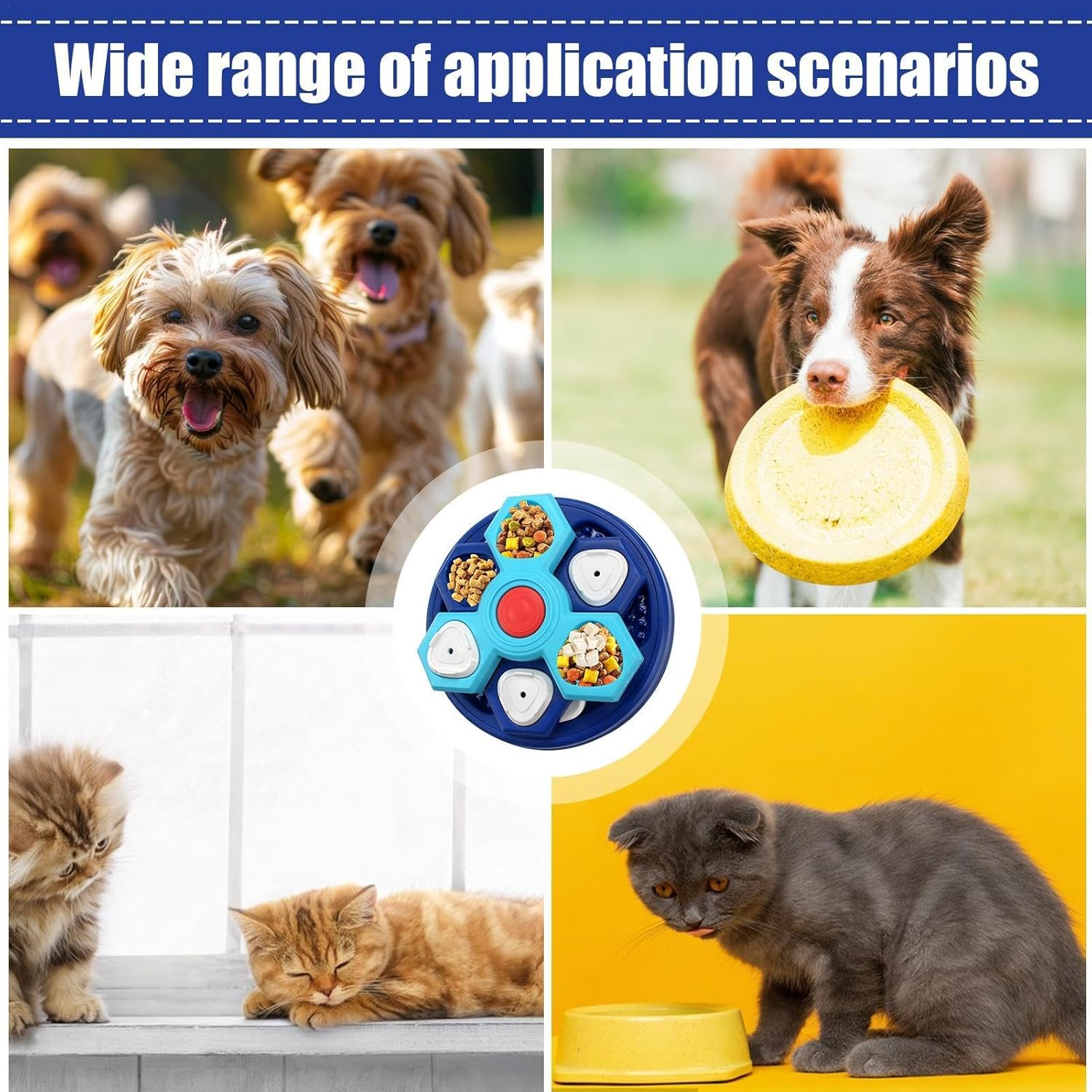 Interactive Slow Feeder Dog Bowl