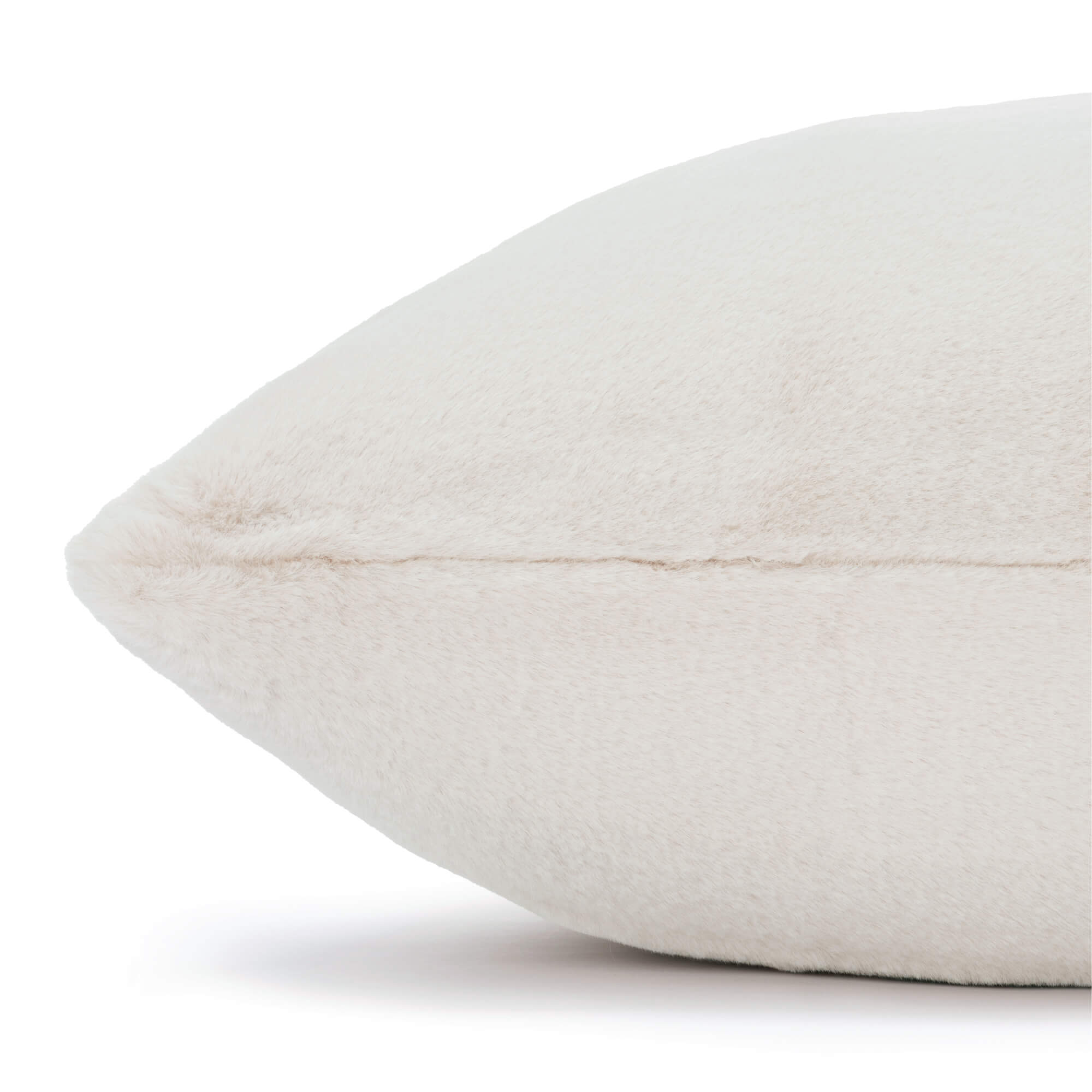 Natural Recycled Faux Fur Dog Bed from The Foggy Dog