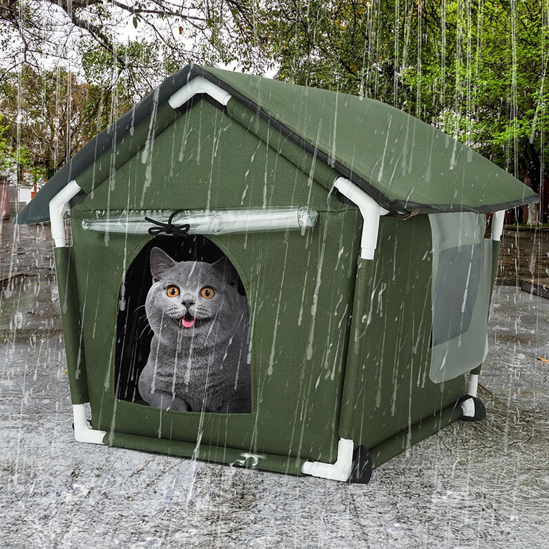 Weatherproof Outdoor Cat House