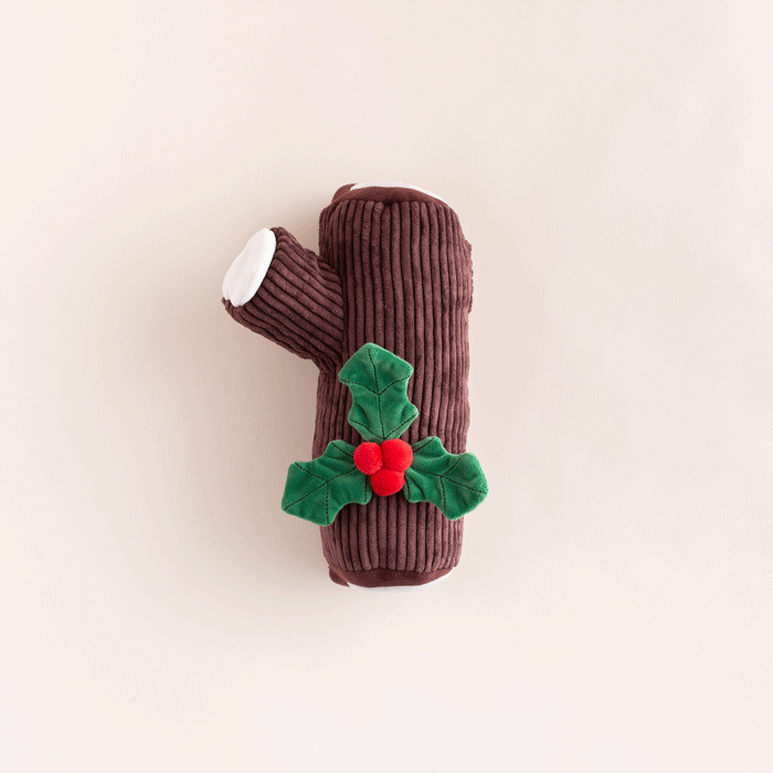 Yule Log Interactive Snuffle Dog Toy from The Foggy Dog