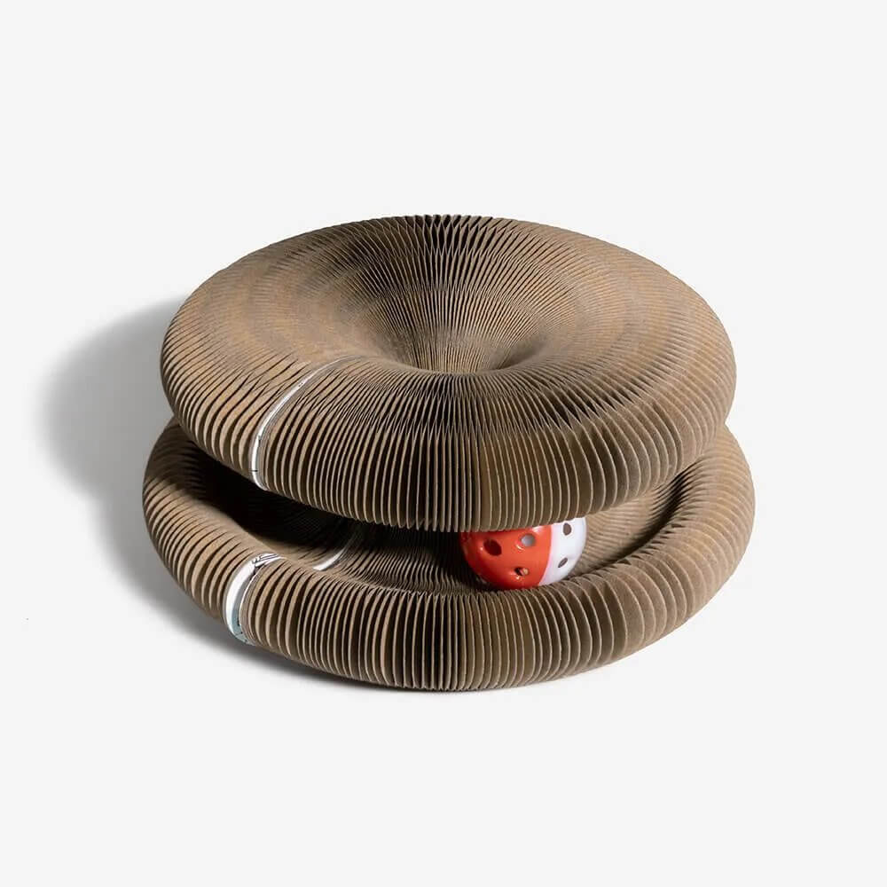 Kitty Kurlz Accordion Magic Organ Cat Scratcher Toys for Indoor Cats